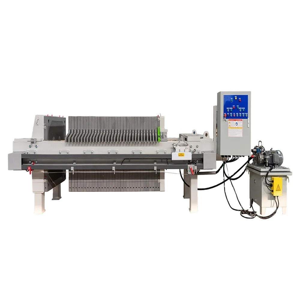 Automatic filter press machine for zinc sulphate solution filtration