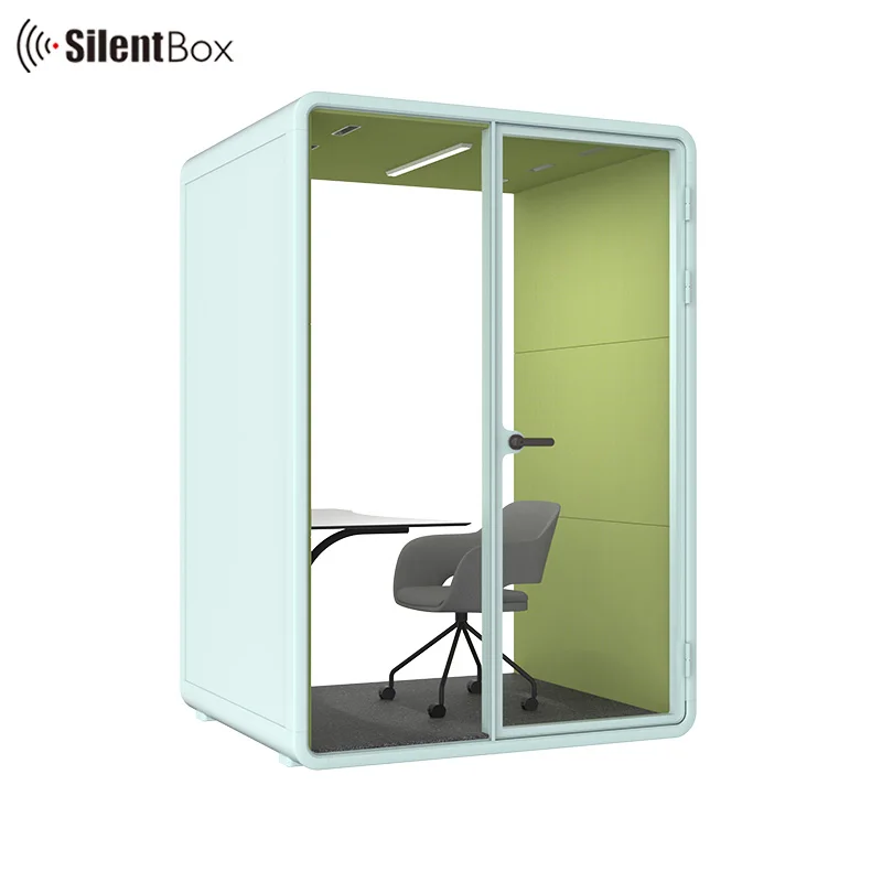 Customized office pod soundproof provides private and quiet meeting space acoustic pods with intelligent controller