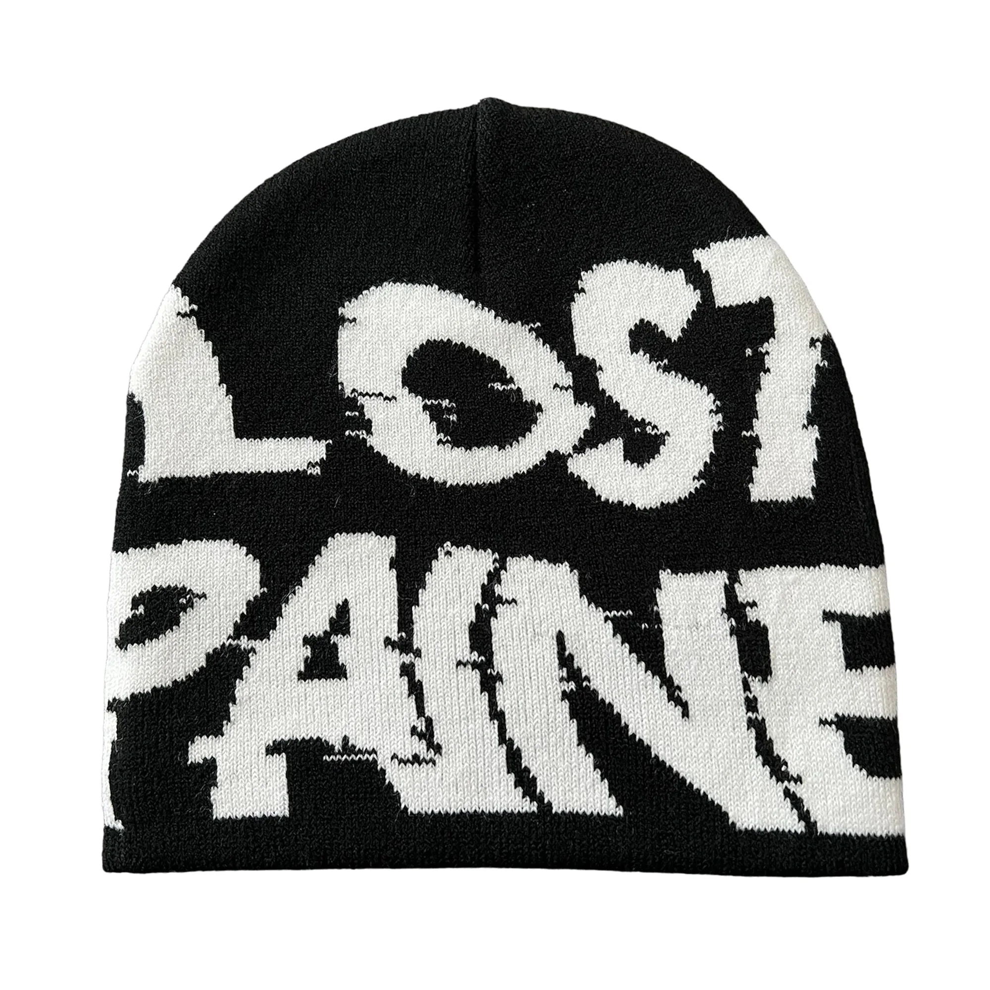 Custom Wholesale Logo Printed Streetwear Graphic No Fold Manufacturer Toque Polyester 100% Acrylic Knit Beanie Hat