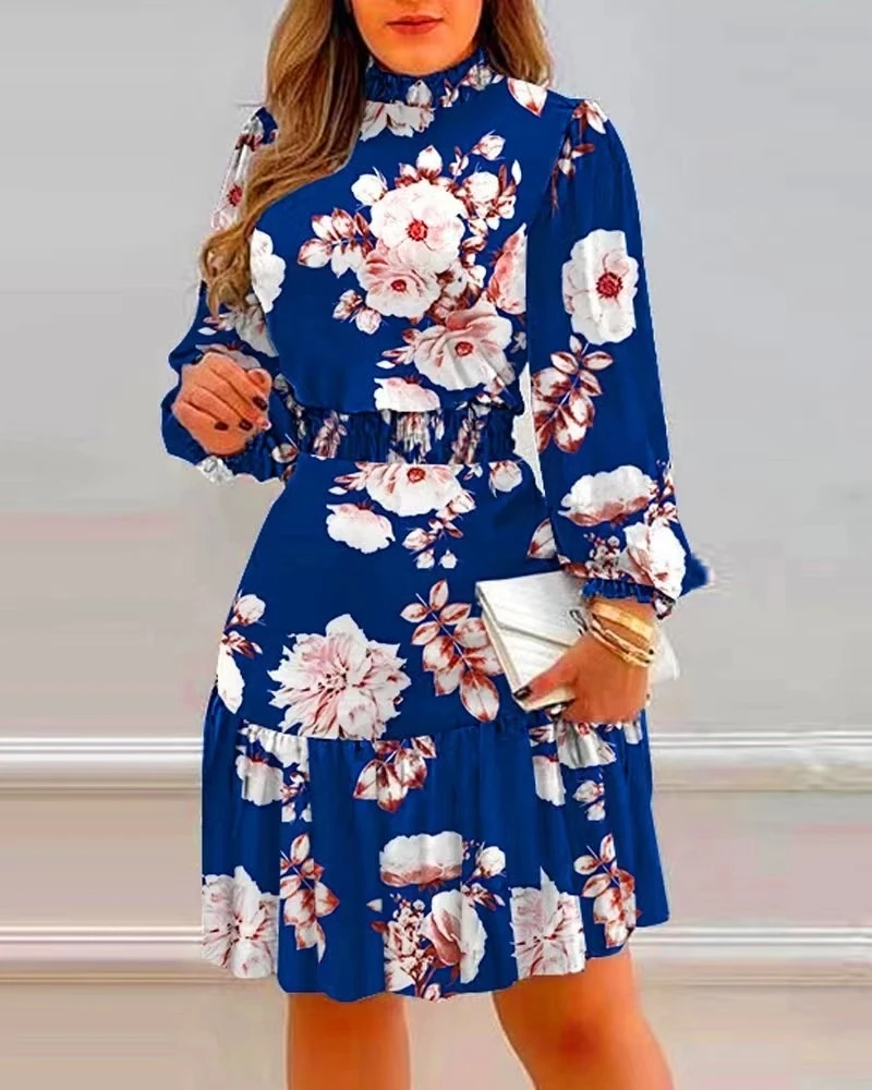 2024 Women Dresses Fashion Casual Dress Women Floral Printed Maxi Women Dresses Sundress