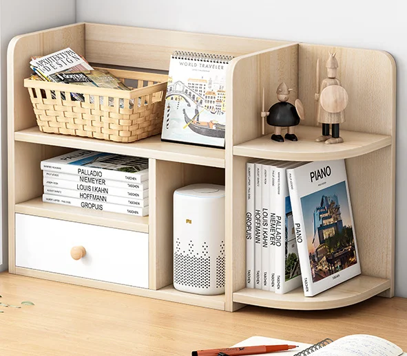 Desk Organizer with Drawers 3 Tier Desktop Organizer Tabletop Storage for Pencil Paper Notepads Documents