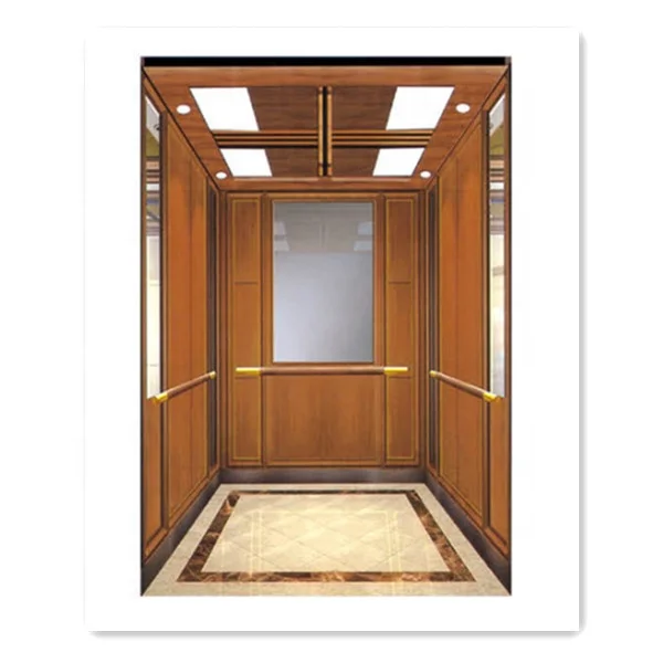 China Best Elevator Brand Fuji Elevator Manufacturer Luxury decoration wood elevator home lift