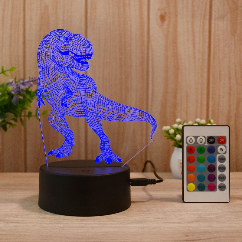 
Multi-colored Light customize led lamp base for 3d illusion acrylic 3d lamp illusion 