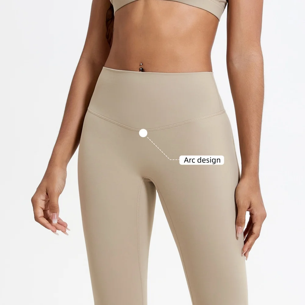 Custom Plus size Super Soft Fabric Sportswear Women High Waist V shape Yoga Pants Gym Workout Tight Fitness Butt Lift Leggings