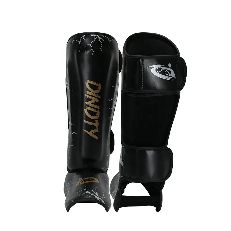Высококачественные накладки на голени Muay Thai, защита ног, накладки на голени из искусственной кожи, накладки на голени из синтетической кожи