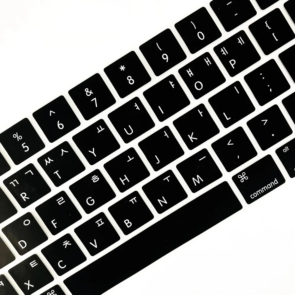 Корейский чехол для клавиатуры ноутбука Macbook pro 13/15 (2017-2019) защитная пленка