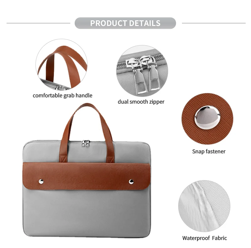 FULIYA New Arrival Waterproof Notebook Office Computer Tote Business Briefcase Women Laptop Bags