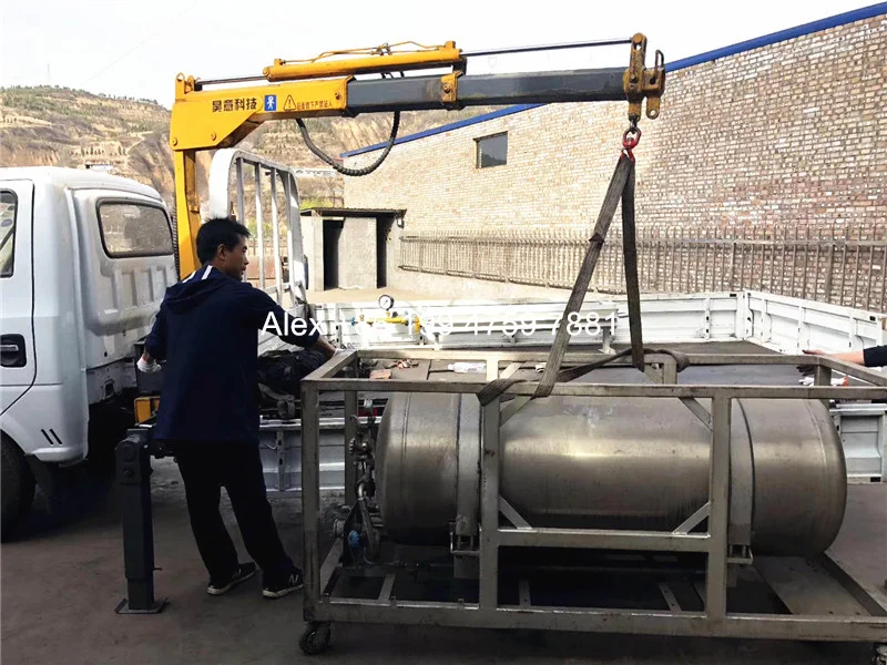 4x2 mini 1.3 tons truck with crane