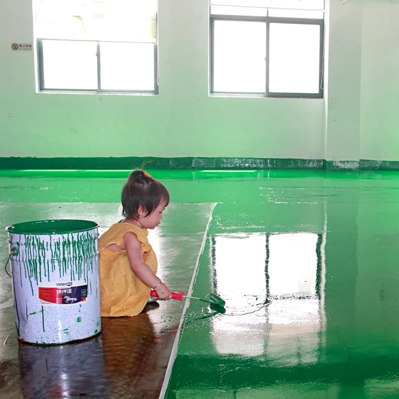 Industrial Paint Excellent Quality Epoxy Floor coating Underground garage paint Green grey Environmental