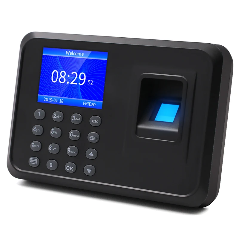 Smart USB Flash Disk Time Clock Fingerprint Attendance Machine for Business Office Factory Staff FO1
