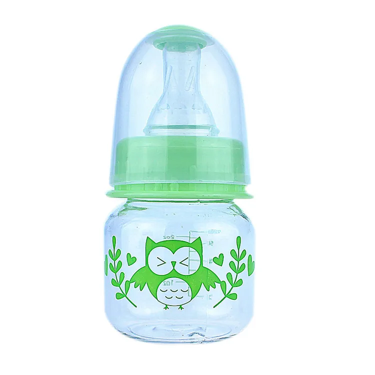 Wholesale cartoon pattern printed anti colic plastic pp pc 2 oz leak proof feeding bottles newborn baby milk bottle 60ml