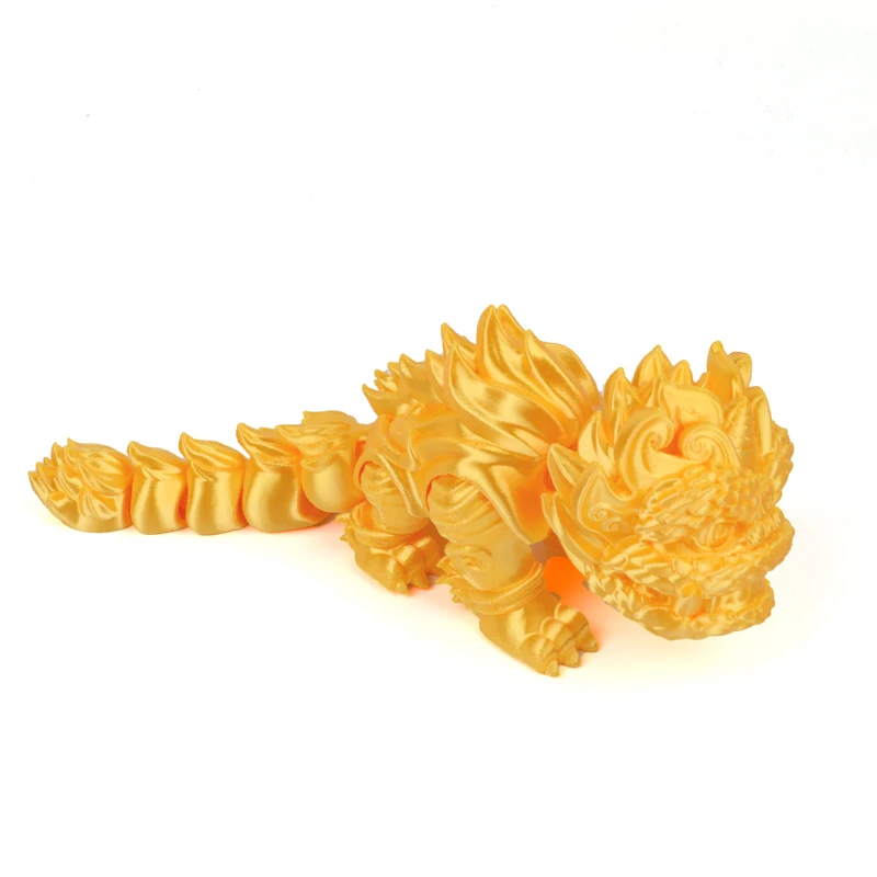 New Style Hot Selling Small 3D Printed Lion Dance Artwork Unique Centerpiece Adding Cultural Charm