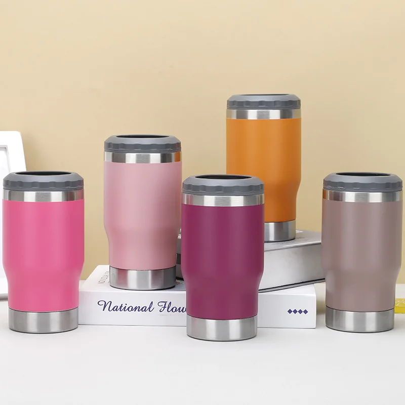 14oz Stainless Steel Cooler with Lid  Drinking Cups for Cold Water Insulated Wine Tumbler Kitchen Drinking Cups for Cold Water