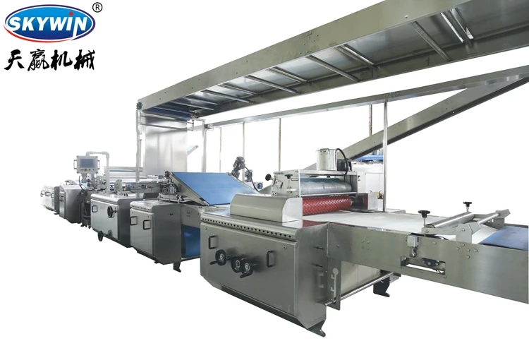 Commercial Machinery Industry Equipment Hard And Soft Biscuit Making Machine For Biscuit Snack Plant