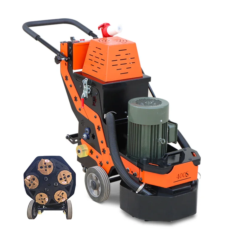 600-700mm Automatic Concrete Grinding Machine Electric Concrete Grinder Machine With Dust Vacuum Concrete Polishing Machine