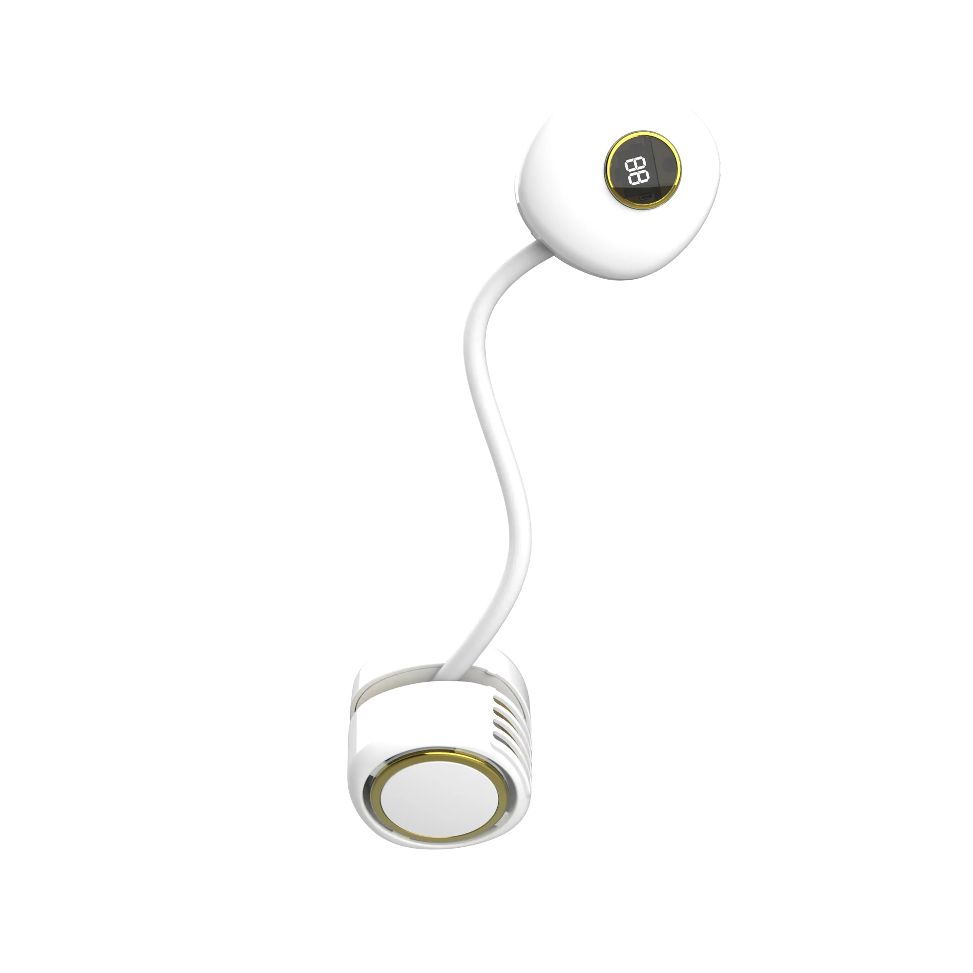 OEM Cheap Price Hand Free Lazy Neck Fan Portable Rechargeable Hanging Mini Cooling Neck Fan with Storage Box