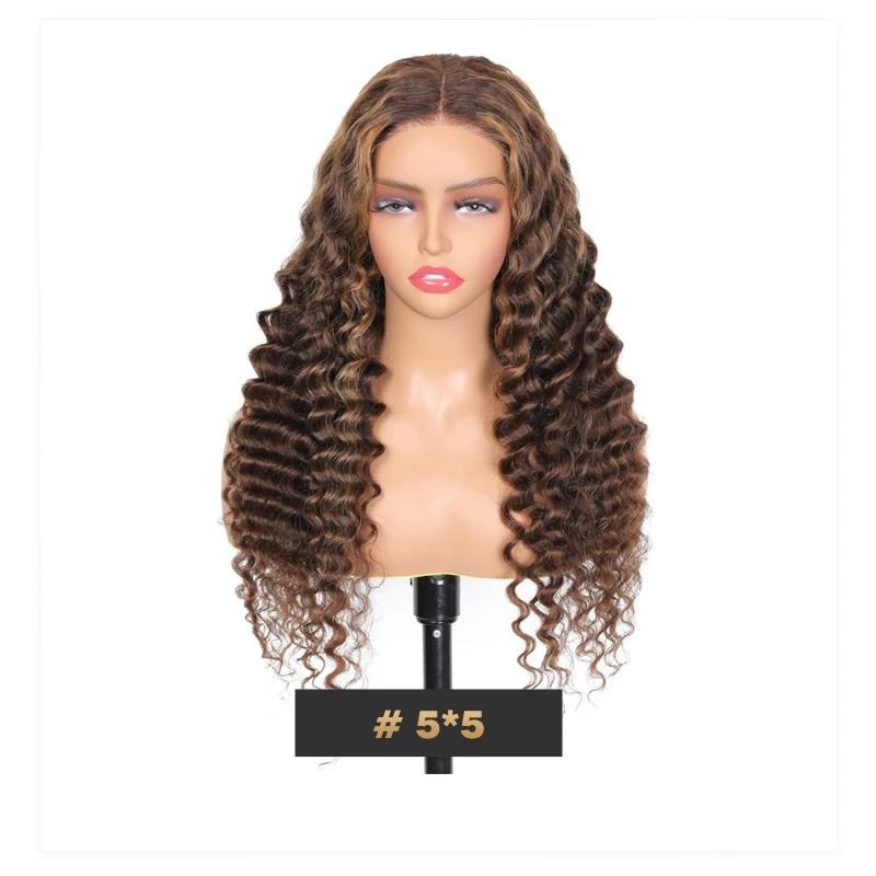 Hot Selling Product 2024 Premium Quality Flexible Wig Super Versatile  5X5 HD Lace Closure Wig Customized Super High Density