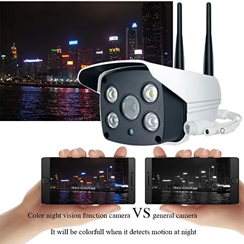 1080P Outdoor Bullet Wifi  Color Night Vision YooSee APP IP Camera