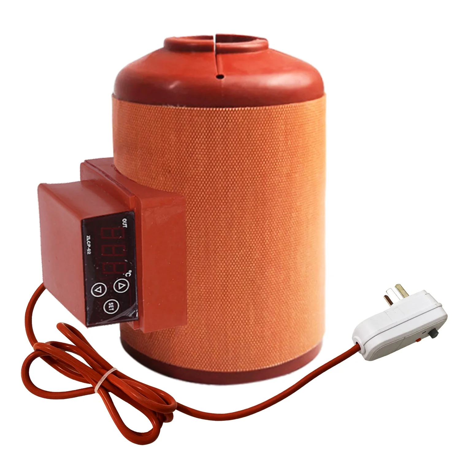 LED digital temperature control adjustable medical filter respirator heating sleeve silicone rubber insulation sleeve heater