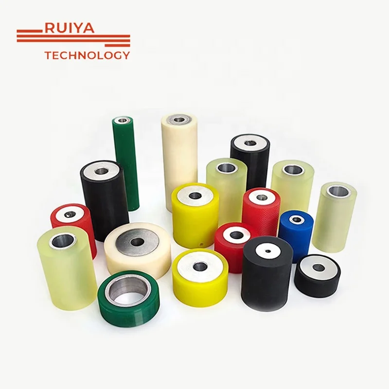 Factory Direct High quality black rubber wheel pulley rubber roller