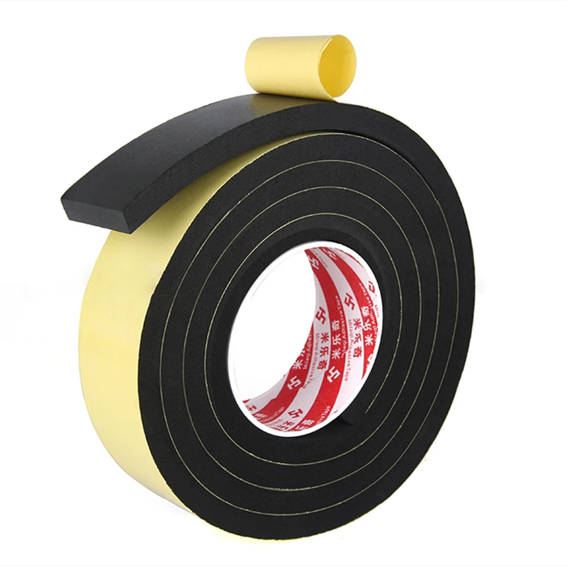 High Density Sound Insulation and Shock Absorption Weather Strip Insulation Foam Gasket Tape Waterproof EVA Rubber Hot Melt