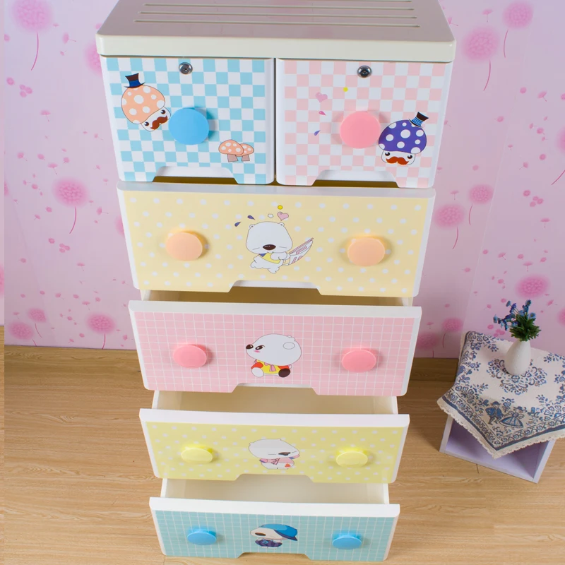 5 Layers Multi-function Wholesale High Quality Plastic Drawers Cabinets Storage  Plastic Drawer Baby Toys Storage Box