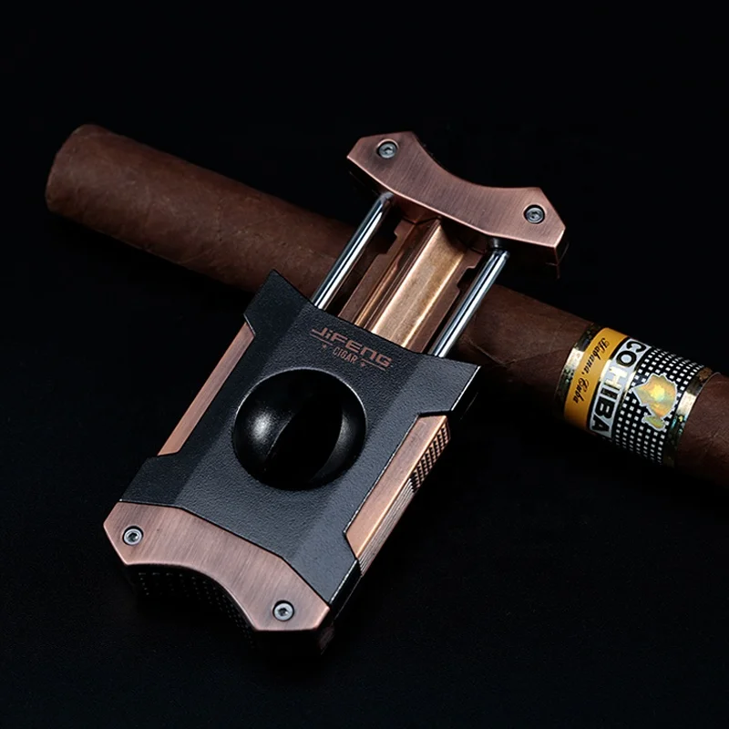 JIFENG JF-TZ252 new technology Luxury classic 4 in 1 Cigar Accessories Gift Set with Cigar Cutter ashtray sets