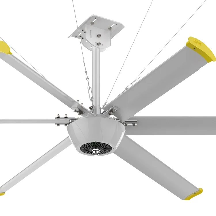 3m/10ft PMSM hvls big industrial ventilation air cooling ceiling fan in stock low price good quality magnaliumblade manufacturer