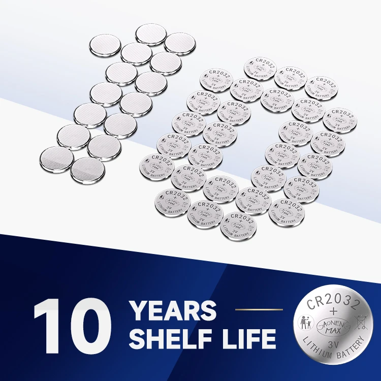 Wholesale gaonengmax 3V Li-ion Battery CR button cell battery CR2032 primary batteries