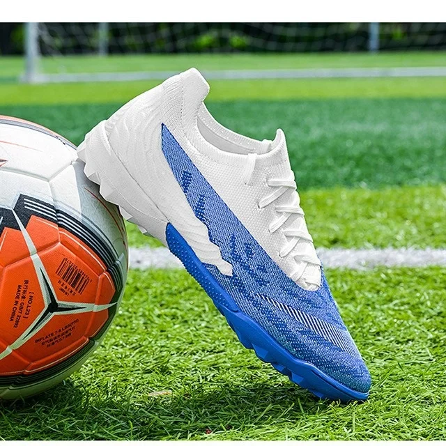 Тренировочные ботинки Luson AG для студенческих футбольных матчей высокие кроссовки молодежных соревнований Нескользящие футбольные бутсы
