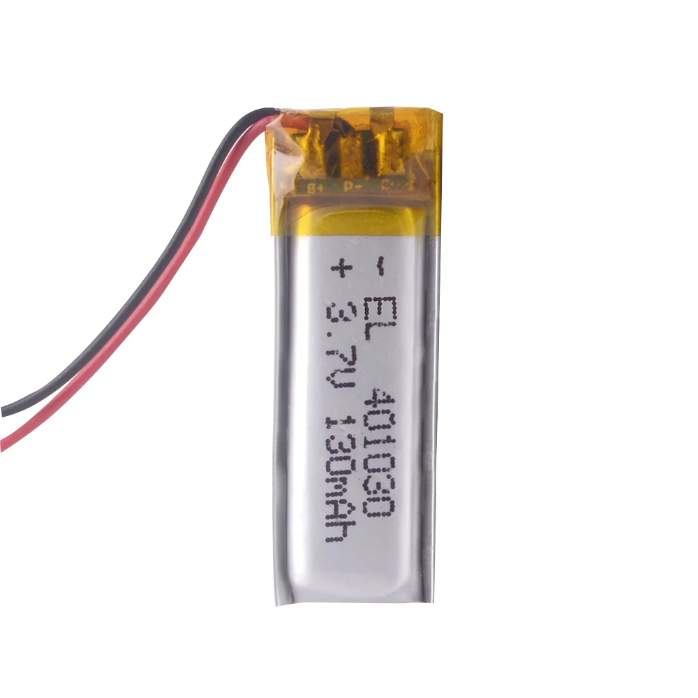 401030 3.7V 130mah small lithium polymer battery