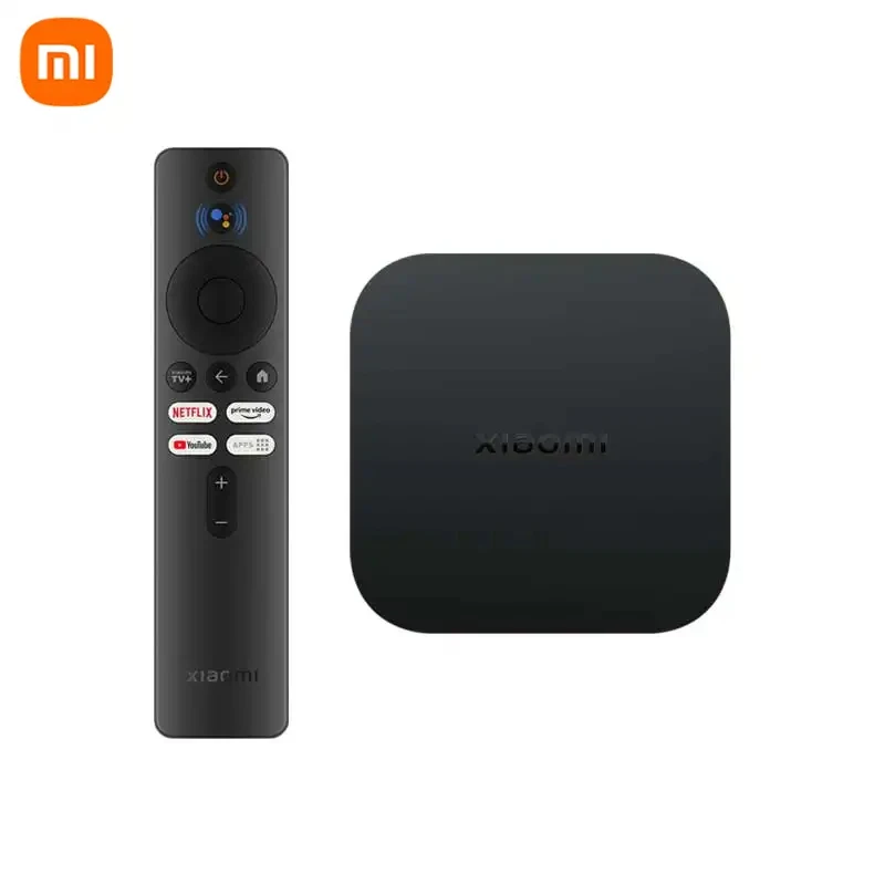 Global Version Xiaomi Mi TV Box S(2nd Gen) 4K Ultra HD Media Player 2G 8G WiFi Google TV Cast Netflix Smart TV Box