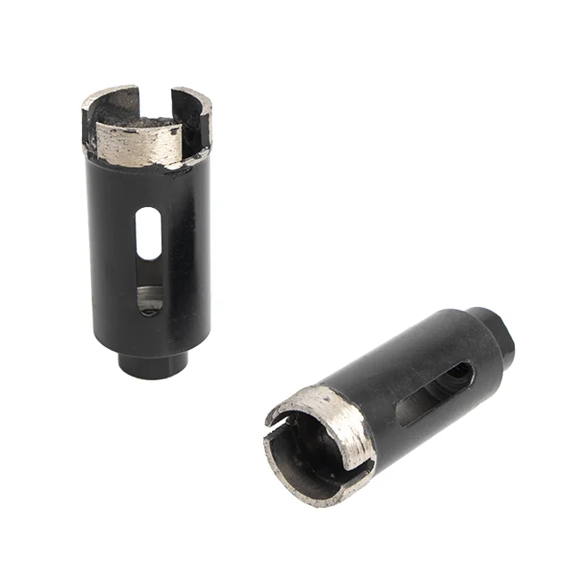 6-200mm Black M10 Shank Segment Sintered Marble Granite Hole Saw, Diamond Crown Core Drill Bit For Stone Porcelain Tile Dry Wall
