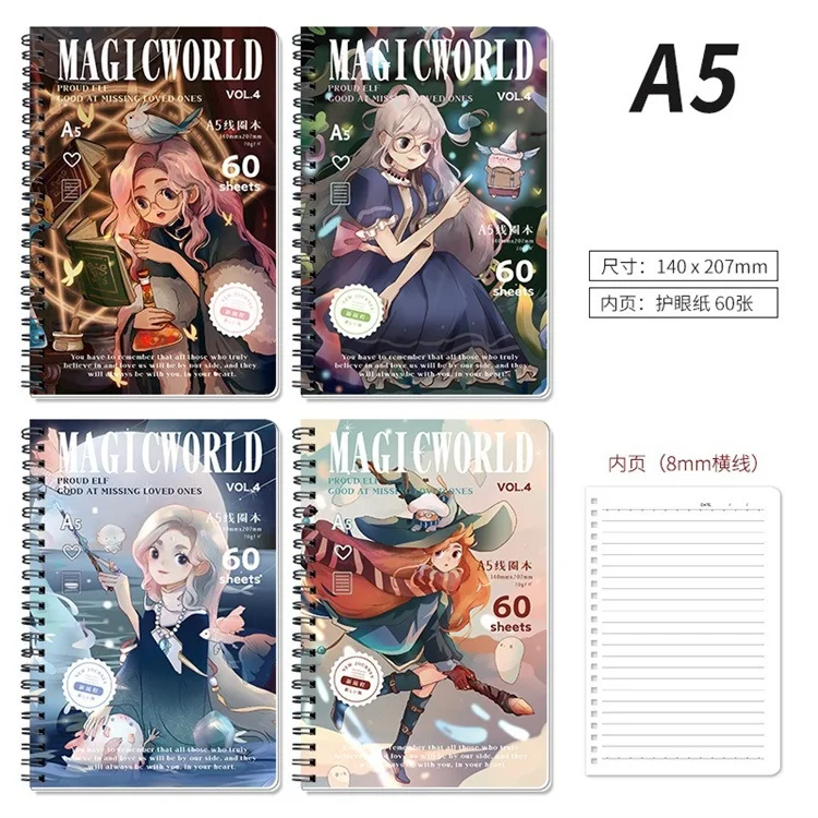 Hot Sale New Style Coil Notebook Maiden Notebooks For Students Factory Direct Supply New Style notepad