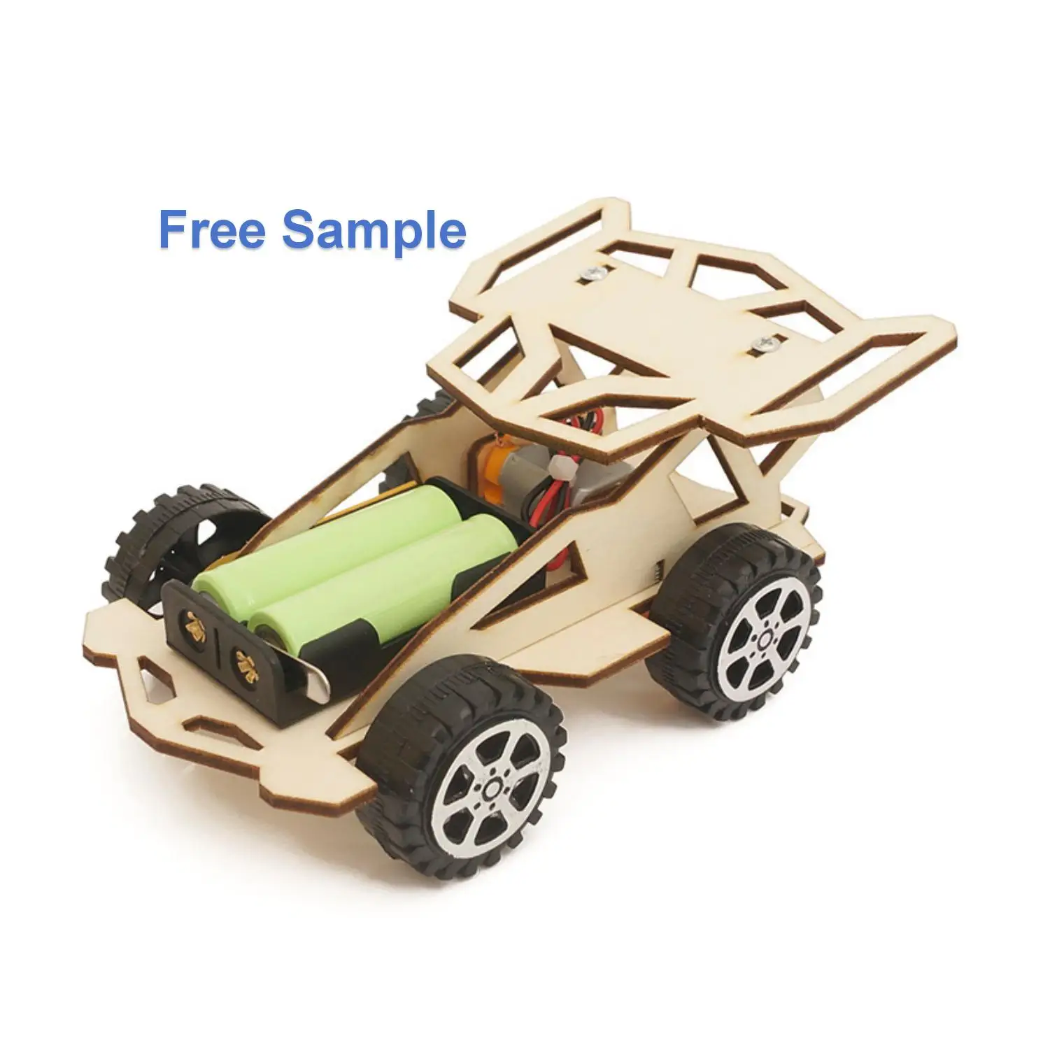 MI Customized Learning Science Montessori Educational Fun Wooden Student Kits Educational Toys STEM 3D Puzzle Car DIY Toys Kit