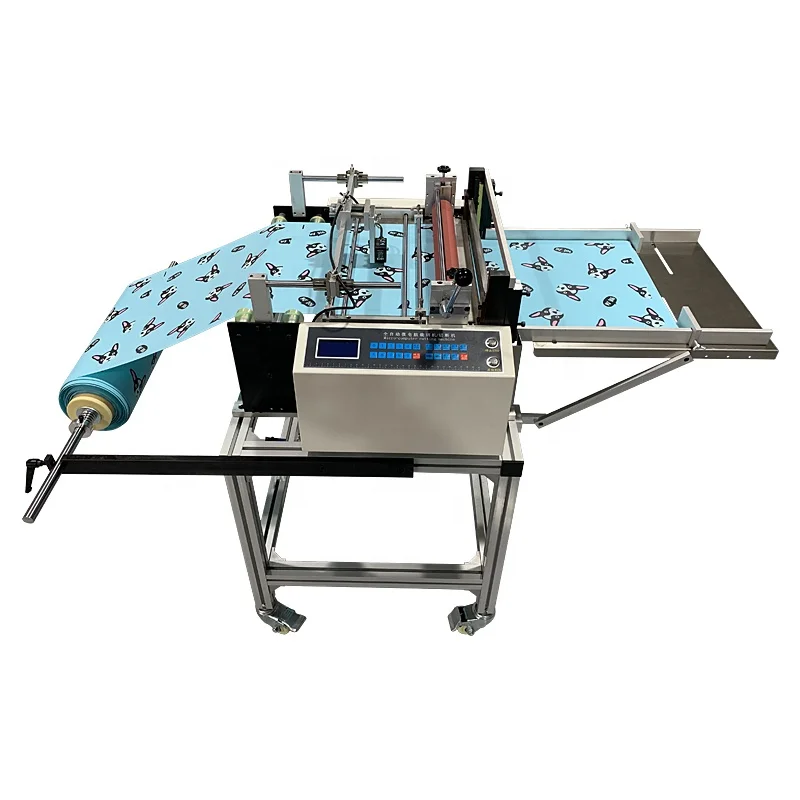 Full automatic electric eye color positioning non woven fabric paper label roll to sheet cutting machine