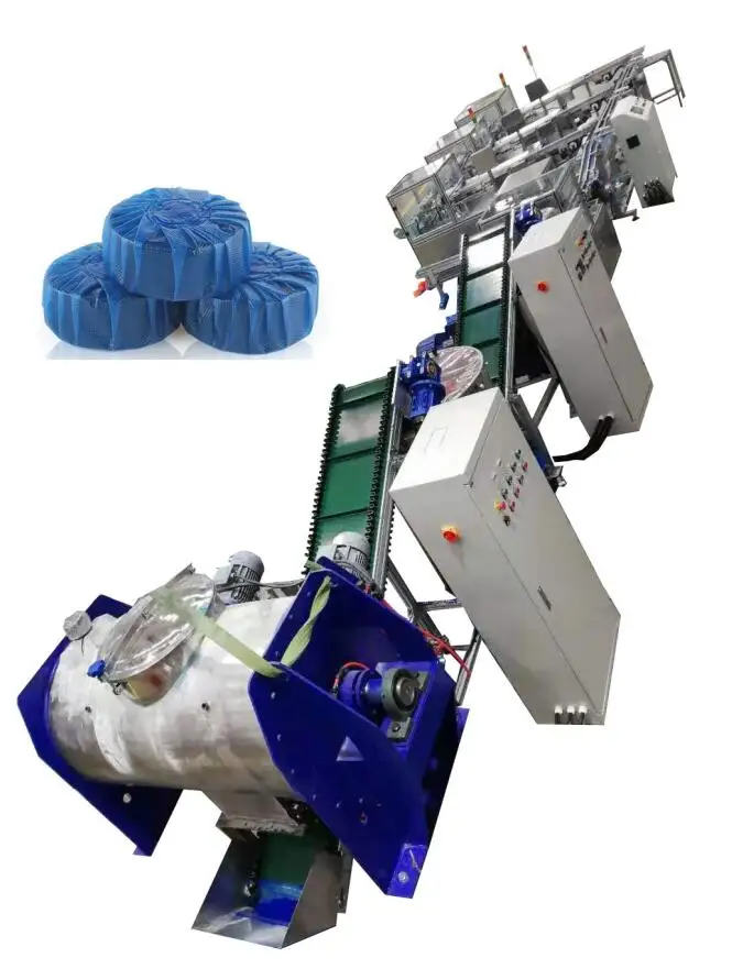 toilet rim ball toilet block toilet cleaner block making machine production line
