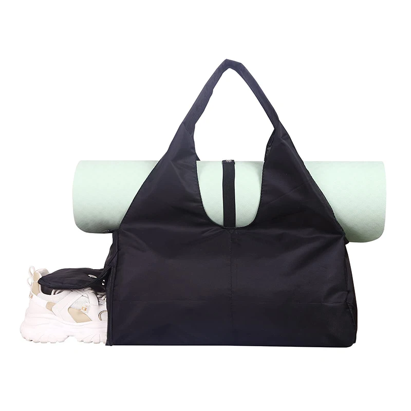 Gym sport women compartment lightweight folding travel bag outdoor camping yoga bag