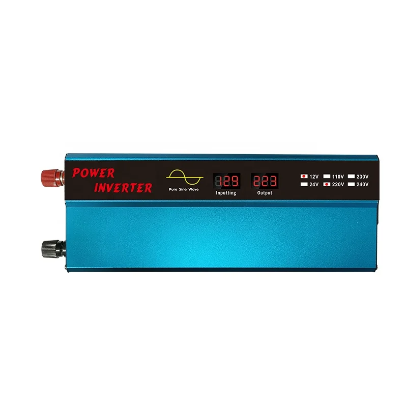 Новая Модель Инвертора немодулированного синусоидального сигнала DC 12V 24V AC 110V 220V 1000W 2000w с двойным