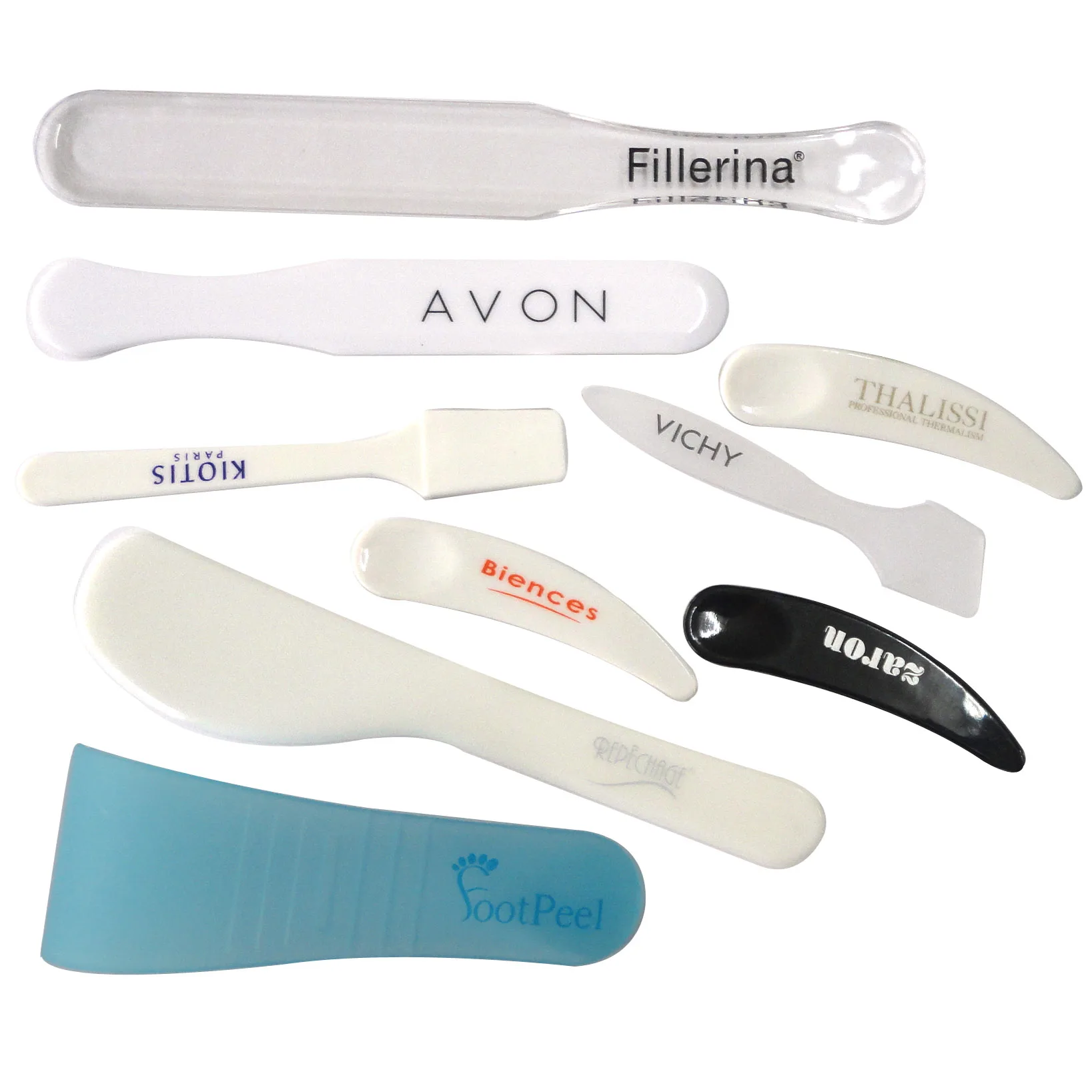  Одноразовый угловой пластиковый косметический шпатель для макияжа