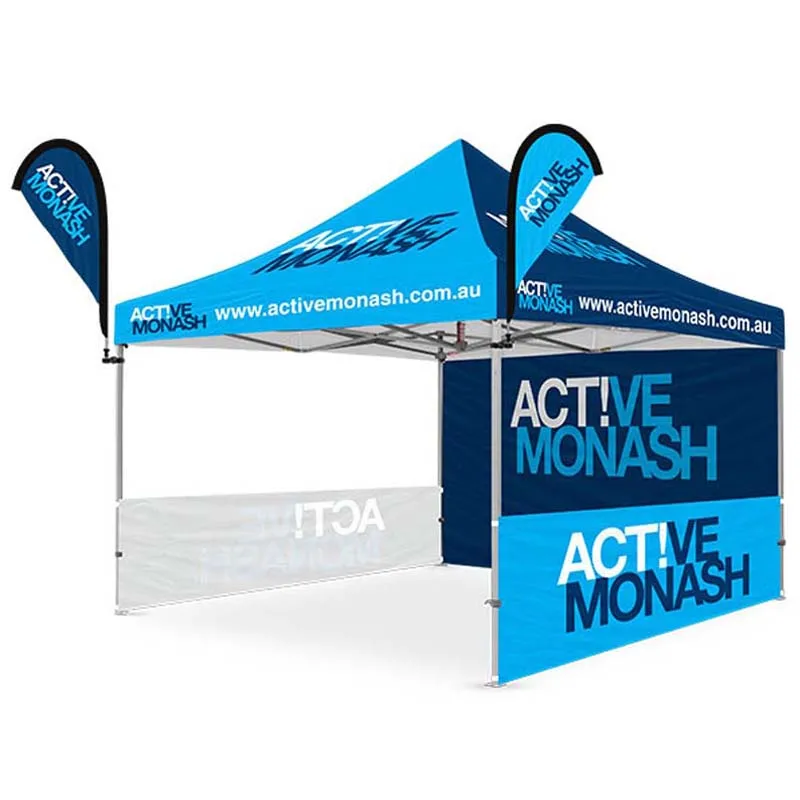 marquee event Custom print aluminum custom pop up commercial Trade Show Tents cover insulated mobile folding gazebo party