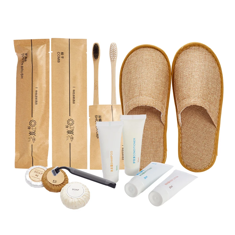 Hotel Amenities Oem Factory Price One-stop Customized Logo Five Star Hotel Bathroom Cheap Hotel Aminities