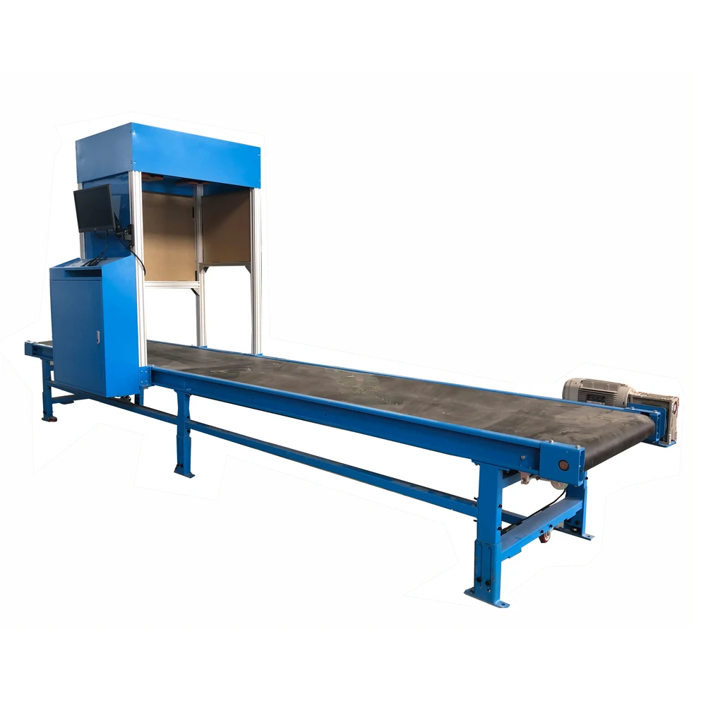 Автоматический сканер штрих-кода qr-кода ленточный Конвейерный станок для складирования продуктов