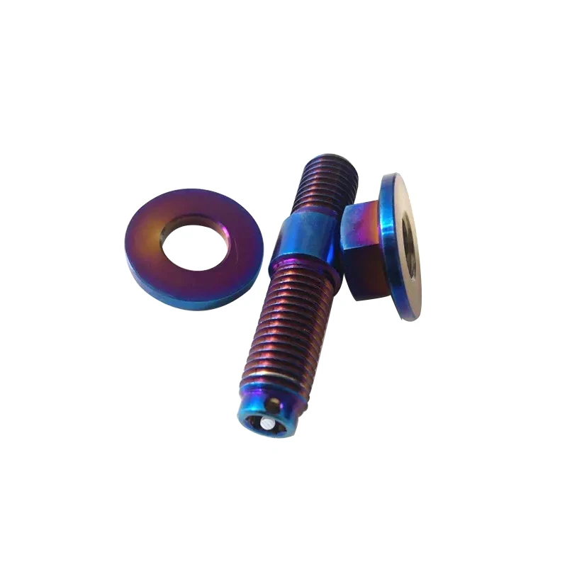 High Quality Titanium Exhaust Manifold Stud M10 X 1.25 With Nut And Washer