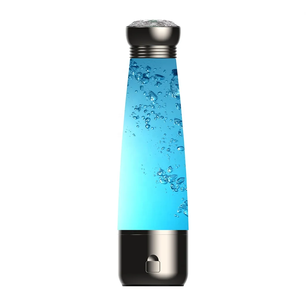 Wholesale  Electrolysis SPE Technology Mineral Hydrogen Water Bottles  Rechargeable Alkaline Water Maker Bottle For Anti-Aging