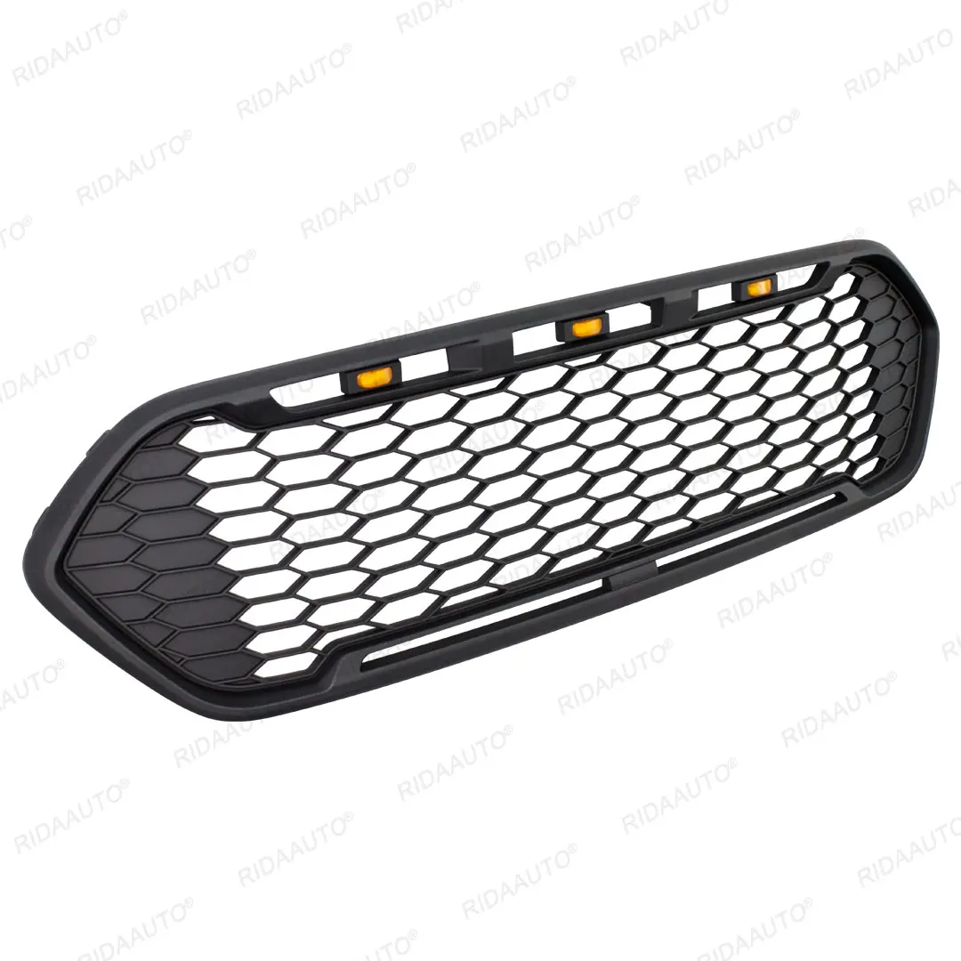Front Grill Bumper With Led Light Fit For FORD TRANSIT CUSTOM 2014-2021 For European Version Models