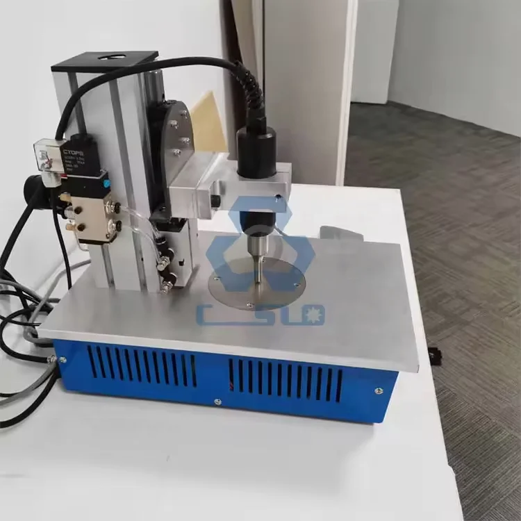 High Efficiency Semi-automatic Ultrasonic Disposable Ear Loop Point Welding Equipment