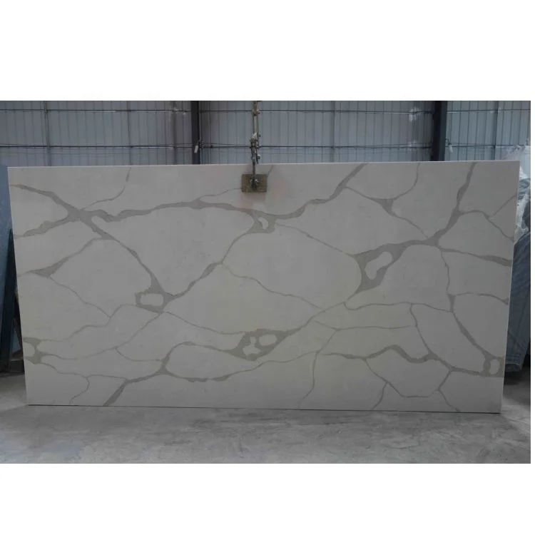 Factory direct sell artificial Stone calacatta quartz  slabs, calacatta quartz stone cheap price