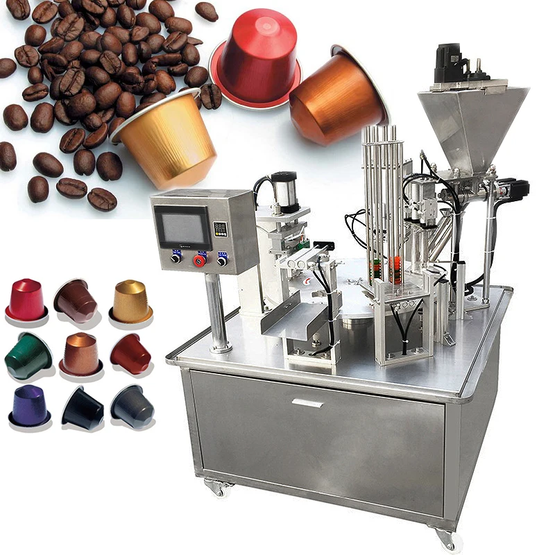 Good Quality Nespresso Coffee Capsule Filling And Sealing Machine Coffee Pod Packing Machine
