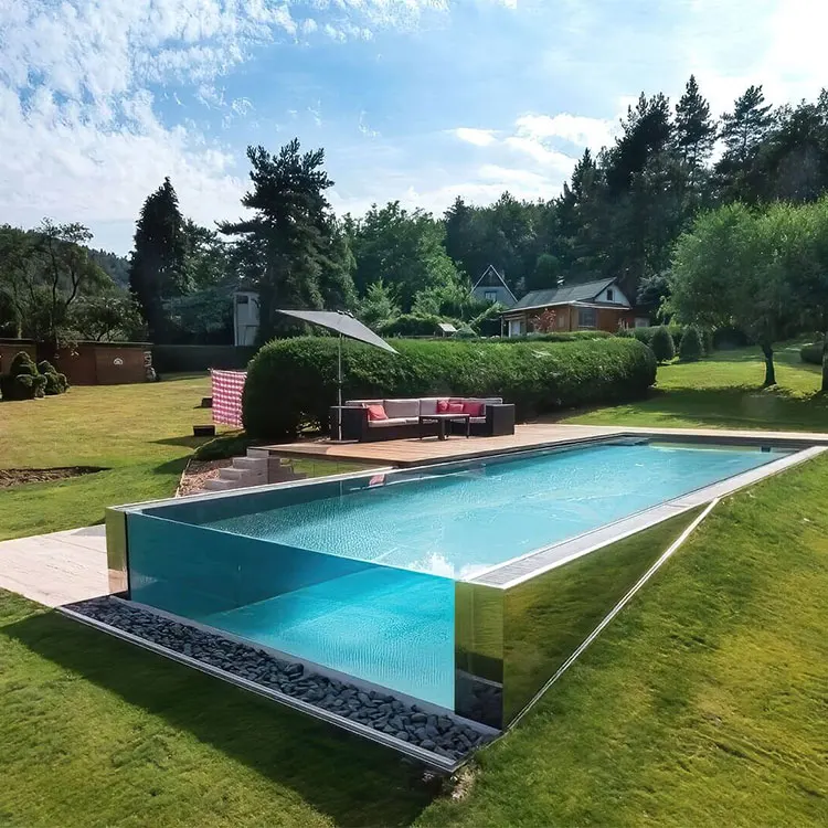 Leyu Acrylic Pool Window Side Transparent Acrylic Sheet Infinity Pools Panel